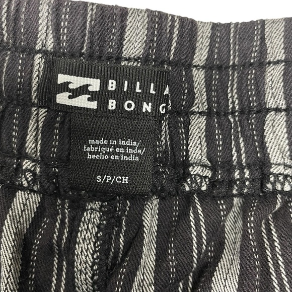 Billabong Road Trippin' Short Black and White Striped Size Small - Picture 9 of 11